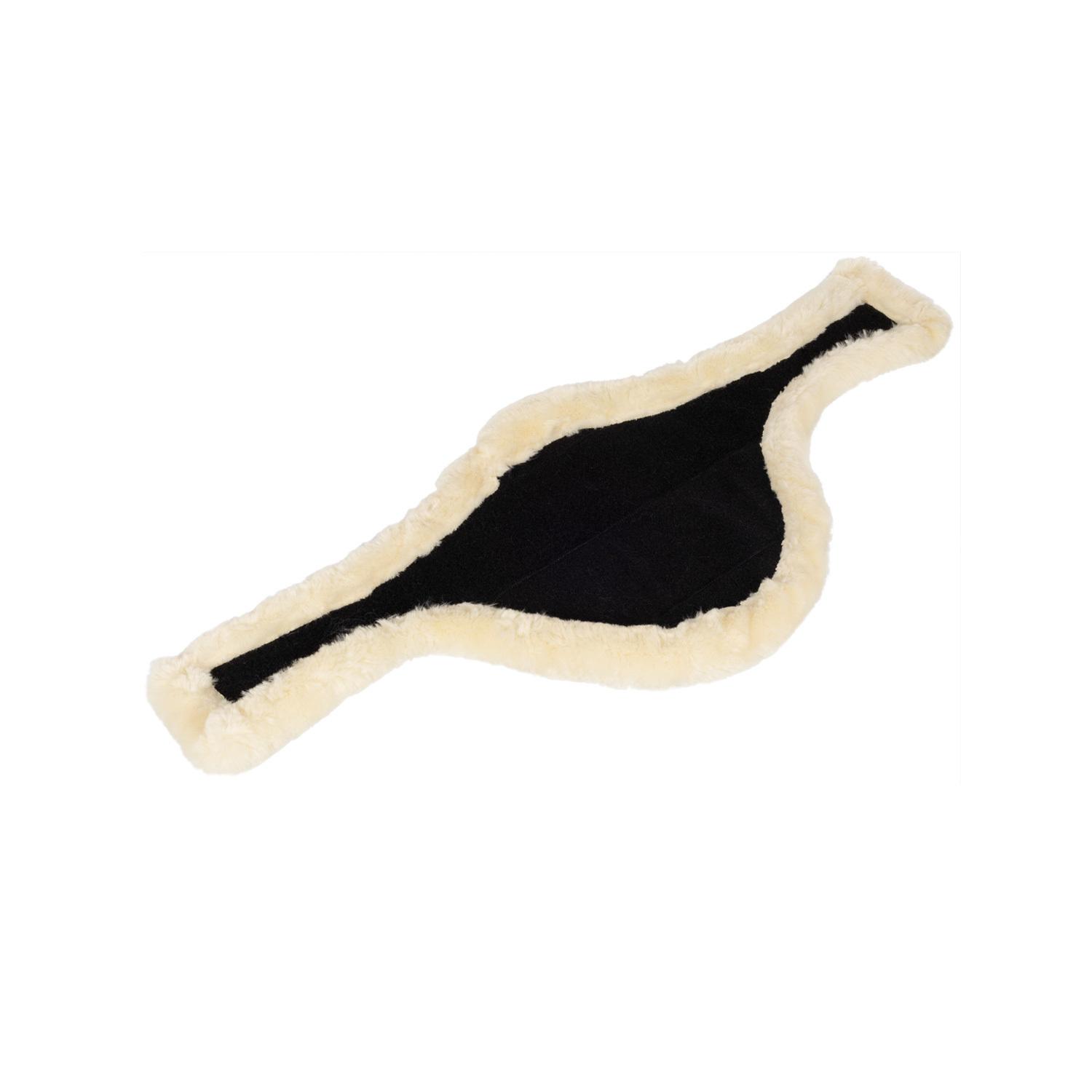 Sangle bavette d'équitation en peau de mouton synthétique