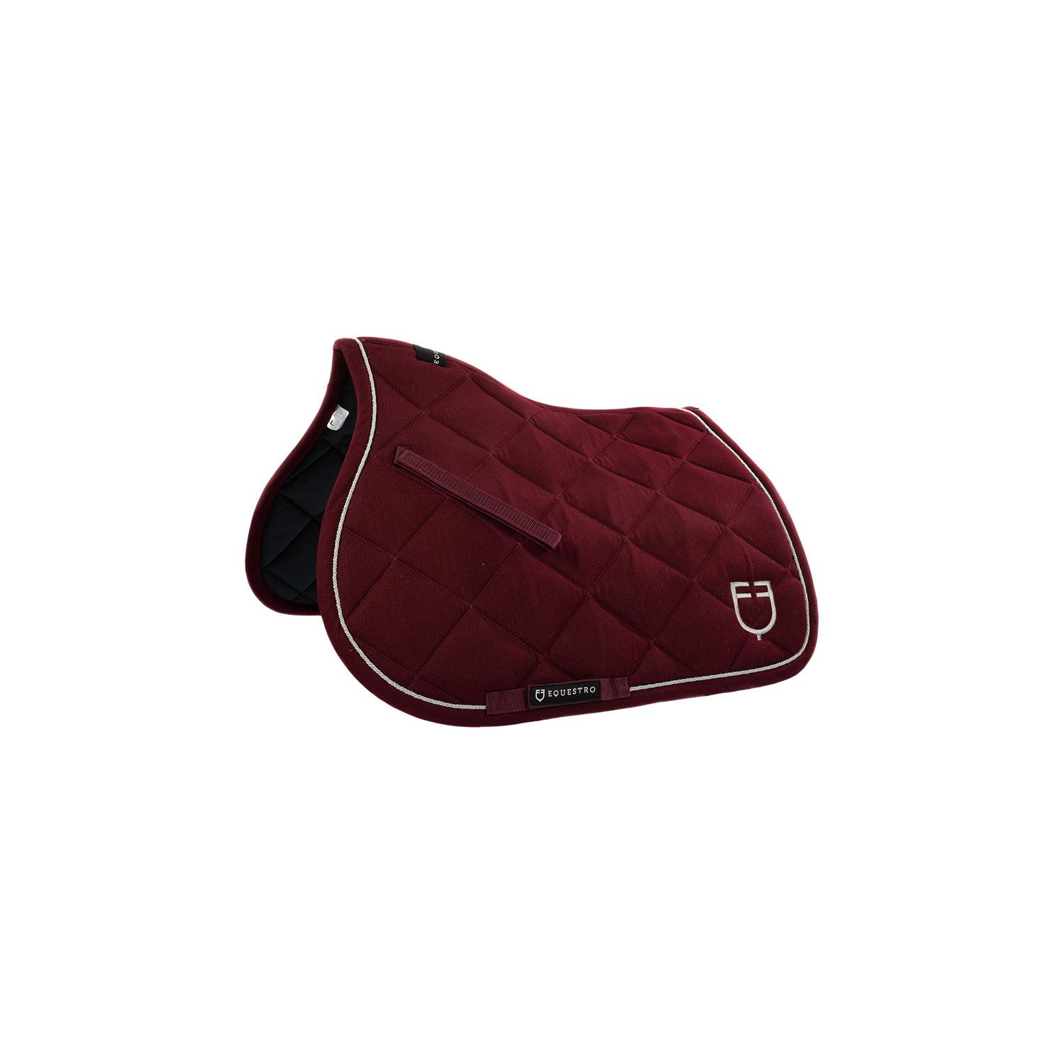 Tapis de selle de saut avec logo pour cheval