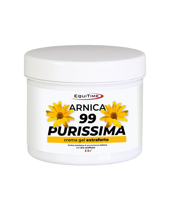 EQUITIME crème ARNICA 99 PURE gel pour chevaux à usage humain 500ml
