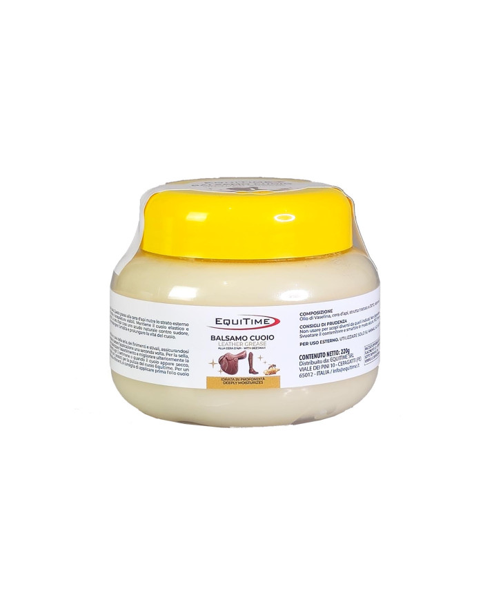 EQUITIME graisse Cuir baume pour Selles Harnais et Bottes 220g