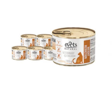 4Vets Cat Weight Reduction  6x 185g