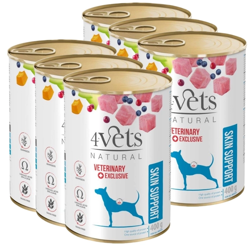 4Vets Dog Skin Support 6x400g