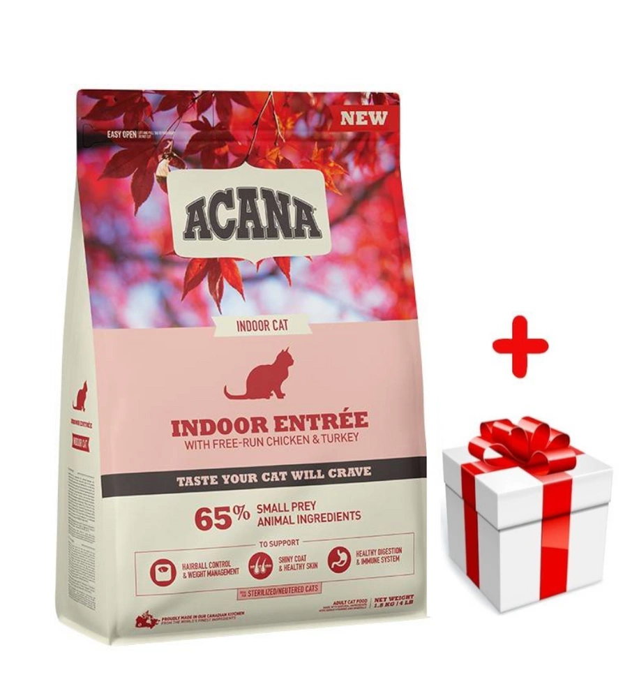 ACANA Indoor Entree Chat 1,8kg+Surprise
