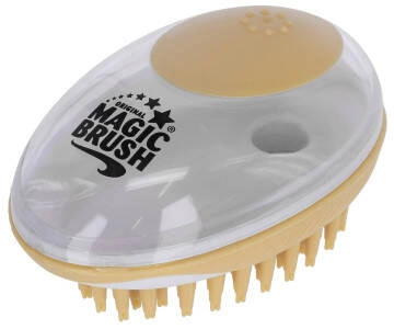 Brosse de bain MagicBrush, 11,5 x 7,5 cm, dorée,