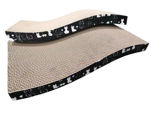 Griffoir à chat en carton vague