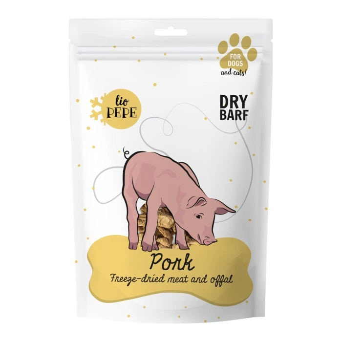 PAKA ZWIERZAKA - Lio PEPE Porc (filet de porc) friandise lyophilisée 60g