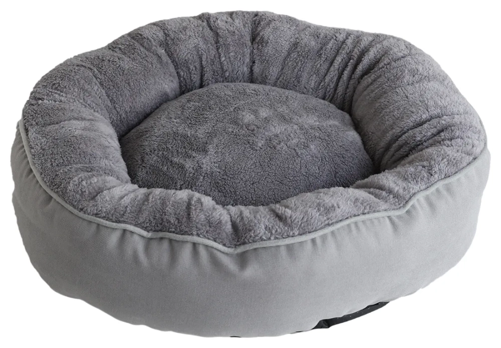 SNAPPY Panier rond, élégant et confortable pour animaux de compagnie, gris foncé, M 56x75613cm