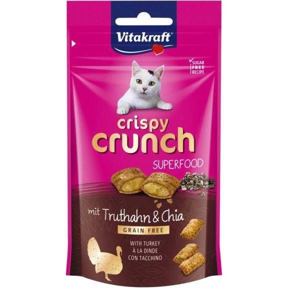 Vitakraft Crispy Crunch à la dinde et aux graines de chia 60g