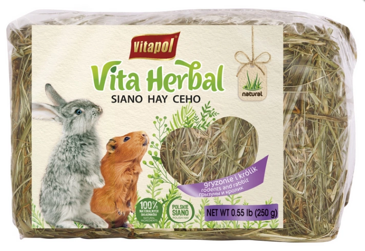 Vitapol Foin pour rongeurs 250g