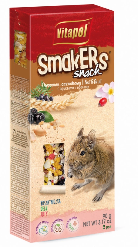 VitapolSmakers Snacks aux fruits et aux noix pour engoulevents 2pcs