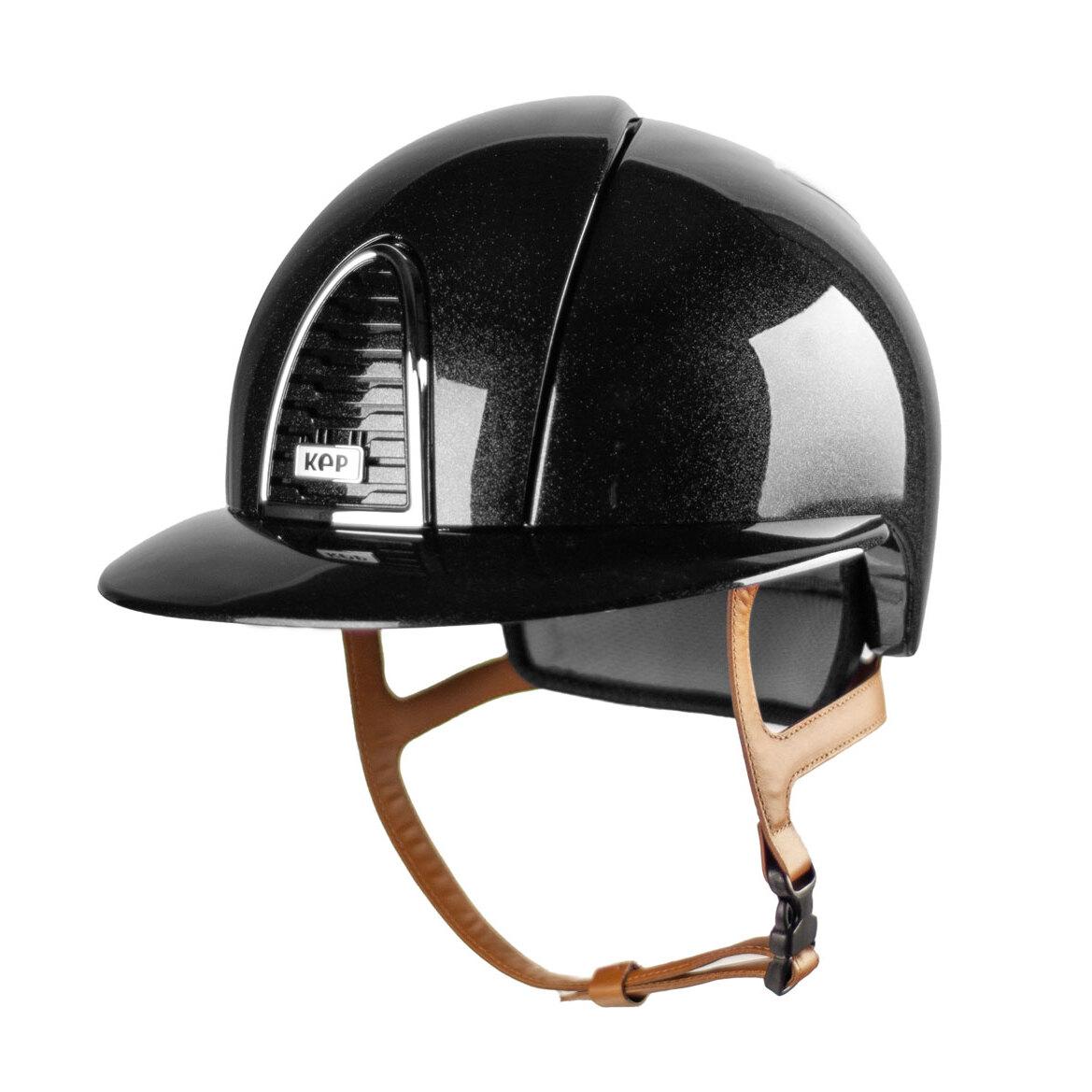 Casque d'équitation visière standard et jugulaire Cromo 2.0 Diamond