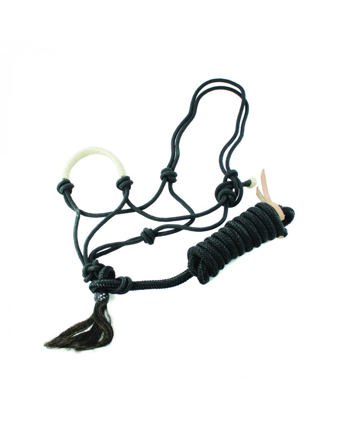licol Noué C Rawhide Et Crine Lenghina