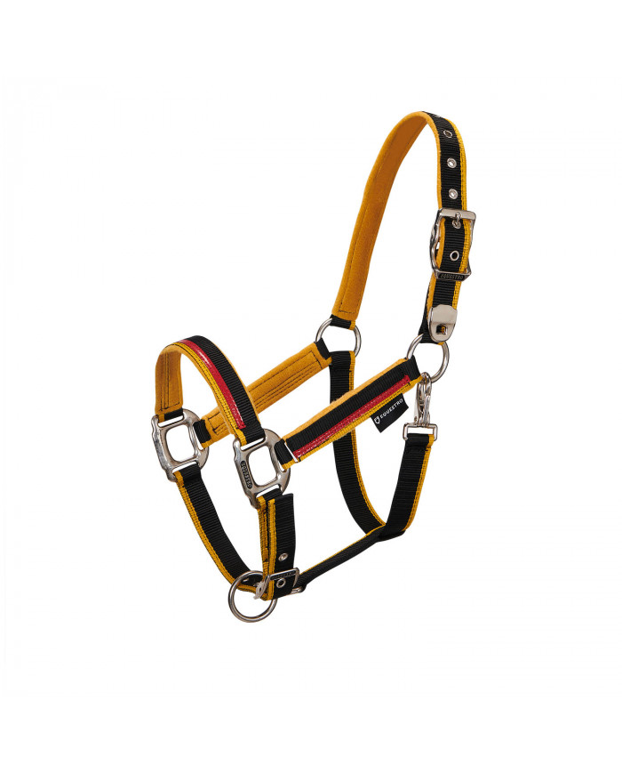 licol Nylon Equestro C longe Modèle Red Trim