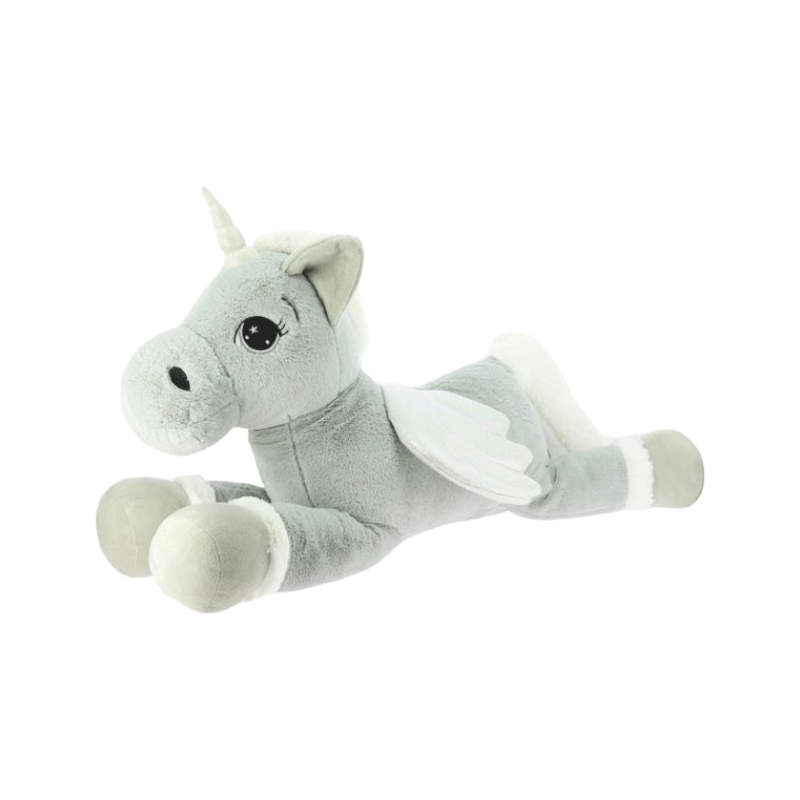 Equi-kids - Peluche licorne pégase gris