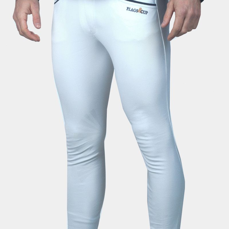 Flags & Cup - Pantalon d'équitation homme Bassano Blanc