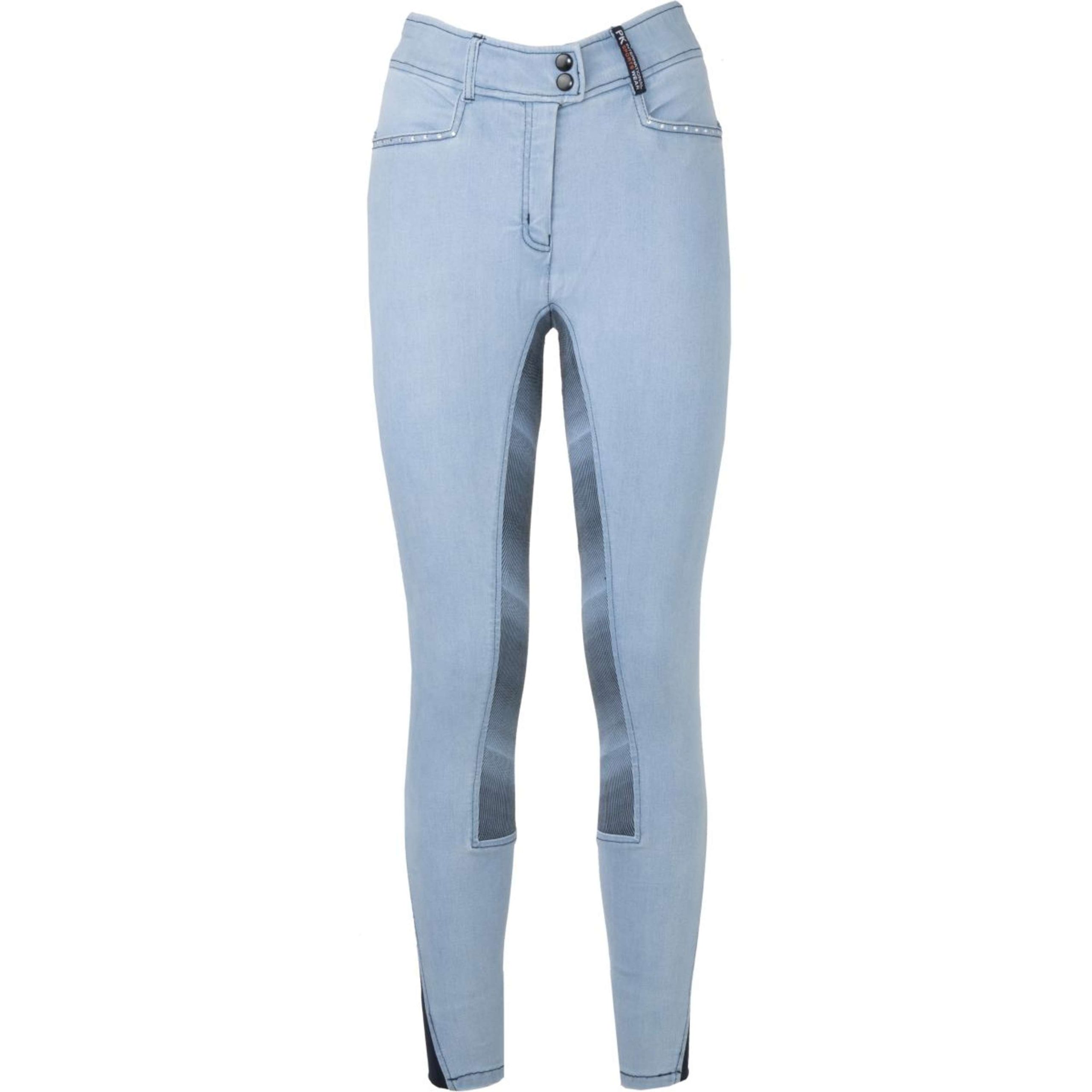 PK Pantalon d'Équitation Notable Full Grip Denim clair