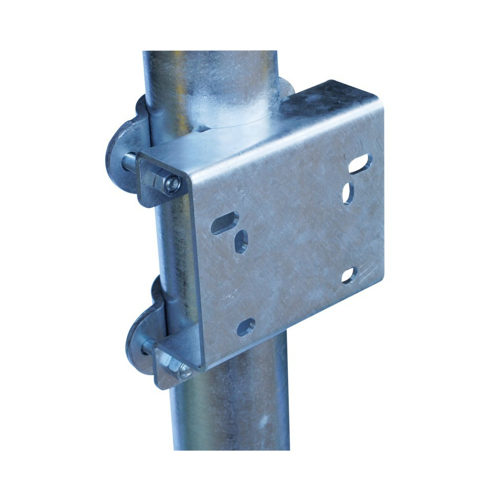 Platine avec 1/2 bride de fixation pour abreuvoirs Polyself/Polyflex/Polyfast simple/ Polydrink/Polyfirst La Gée