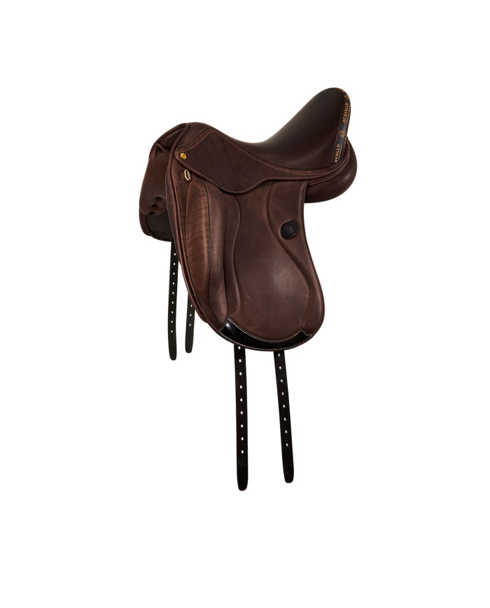 Selle de dressage Mantegna avec troussequin incliné