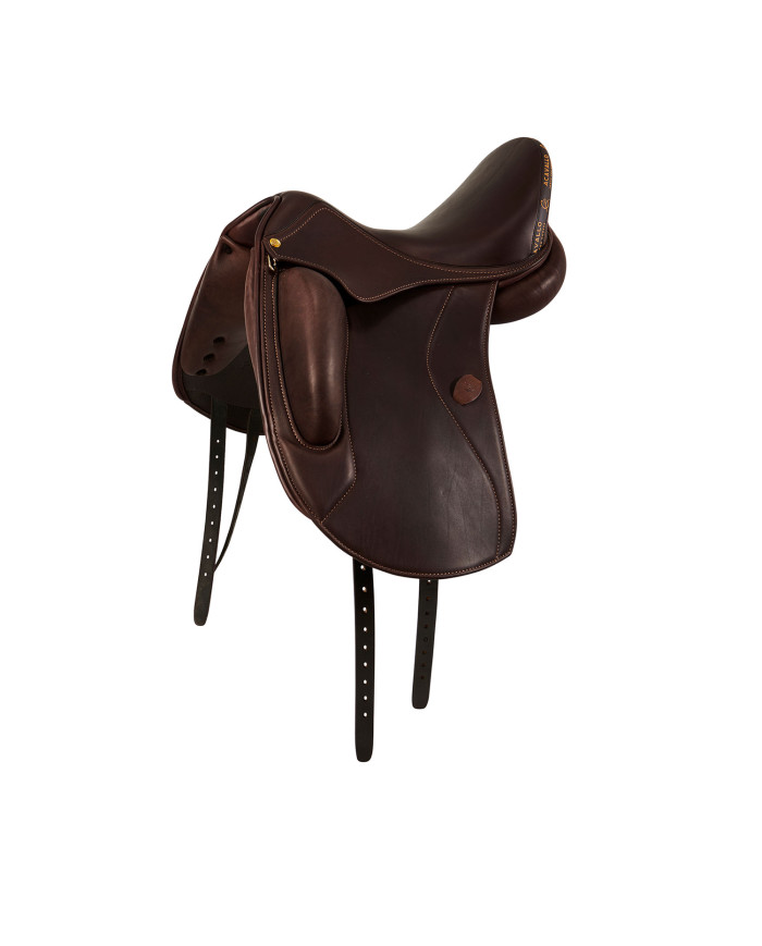 Selle de dressage Perugino avec troussequin incliné