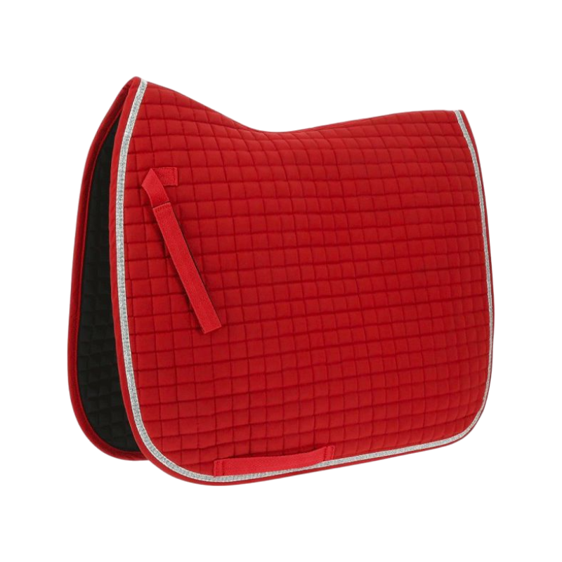 Riding World - Tapis de dressage Girly rouge