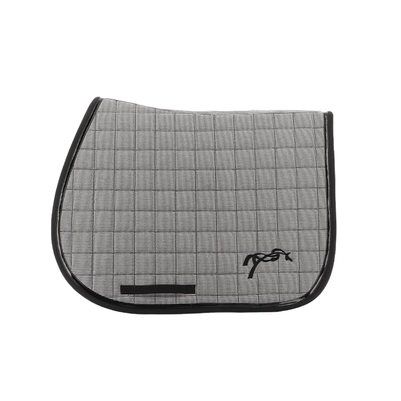 Eden by Pénélope - Tapis de selle Pied-de-poule noir