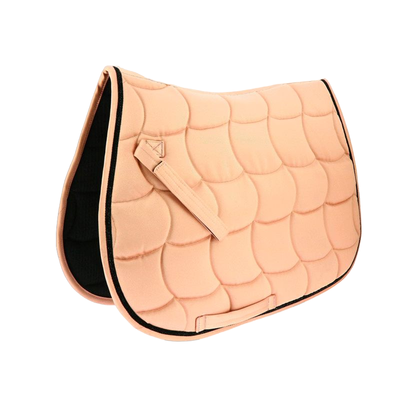 Equithème - Tapis de selle satin rose gold