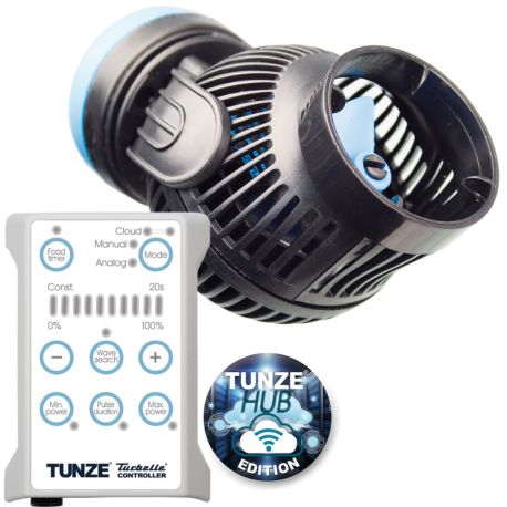 Tunze® Turbelle® nanostream® 6095 HUB (9500 lh) pour aquariums de 100 à 1.000 litres.