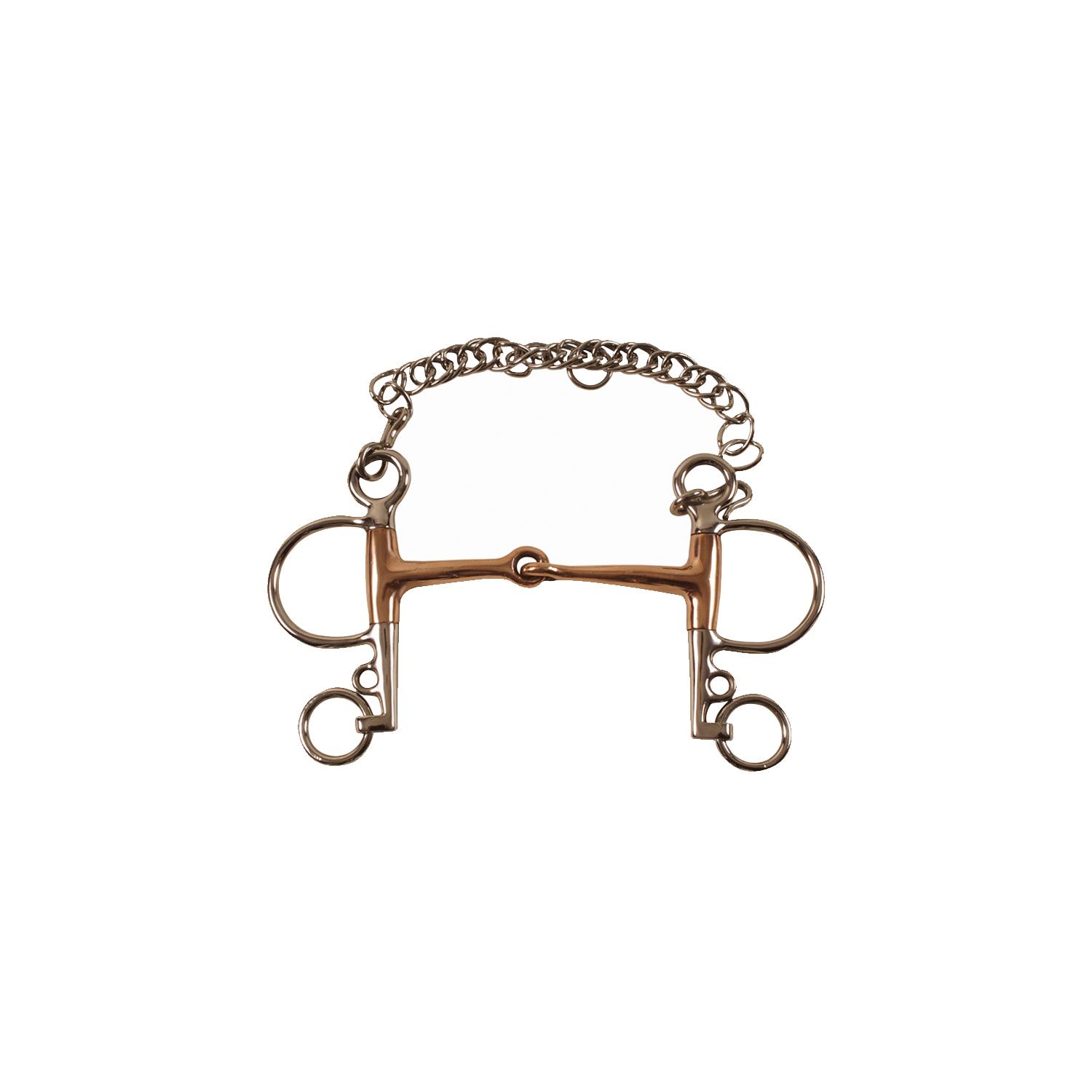 Pelham pour cheval en cuivre massif