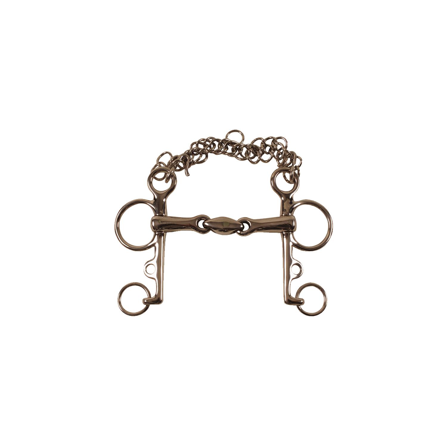 Pelham pour cheval double joint