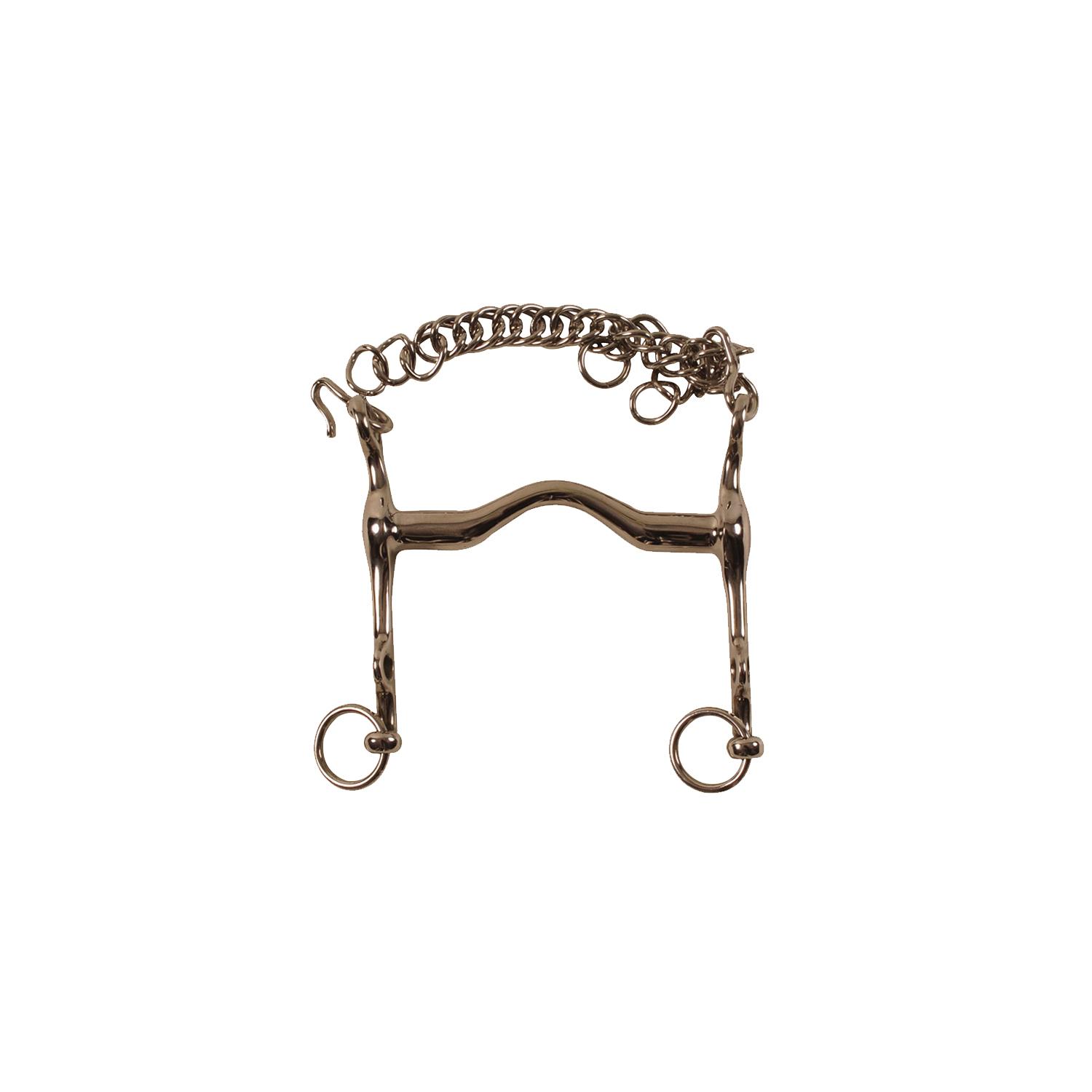 Mors pelham pour cheval solide