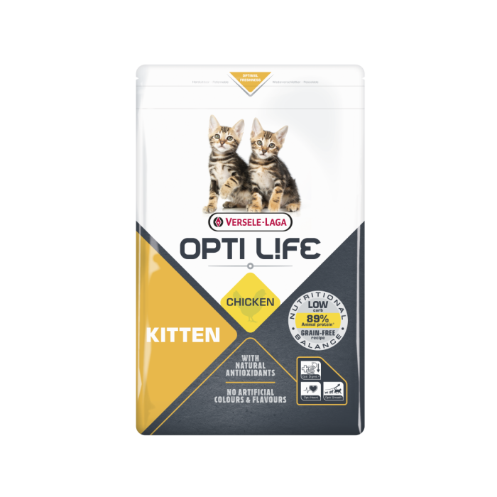 Versele-Laga Opti Life Kitten Croquettes pour Chaton 2,5kg