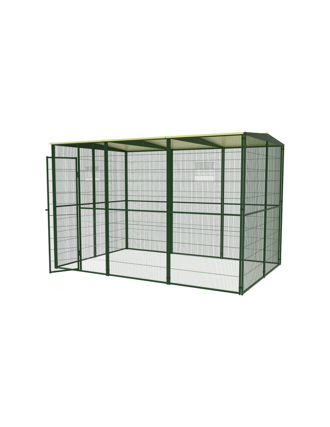 Volière 3x2x2 m avec toiture complète volière extérieure maille soudée robuste Volière jardin