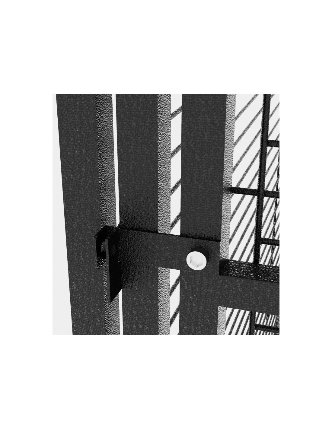 Volière Extérieure 2x1x2 m Toit Maille Volière Maille Soudée Robuste