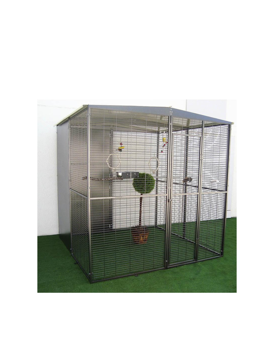 Volière Intérieure Perroquet 2x2x2 m Volière Maille Soudée Robuste