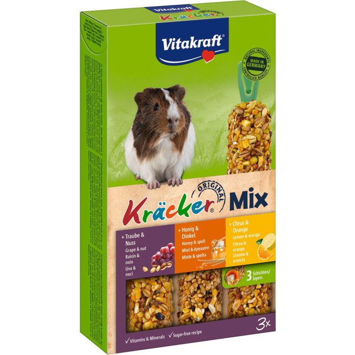 Vitakraft Kräcker Cobaye Noix/Miel & Citron 3pcs
